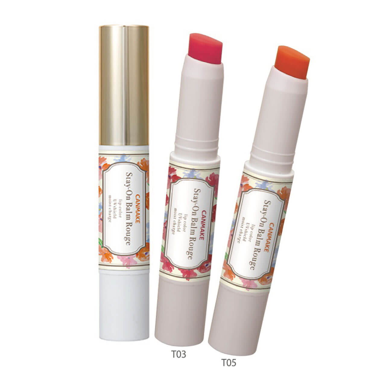 CANMAKE（キャンメイク） 　『ステイオンバームルージュ（ティントタイプ）』　T03　T05