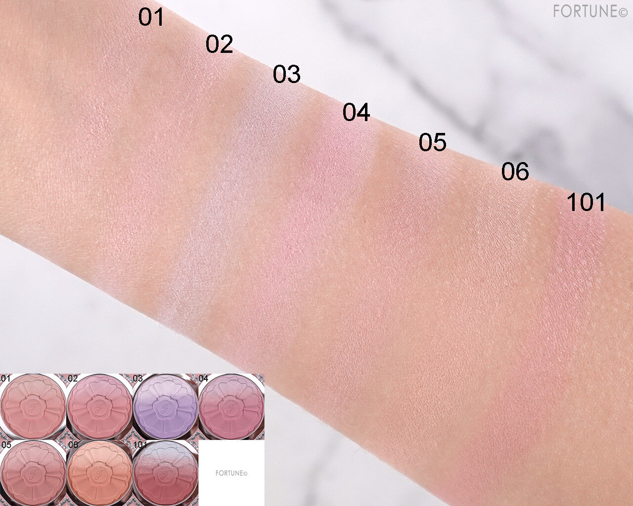 ジルスチュアート｜パステルペタル ブラッシュ　01 02 03 04 05 06 101