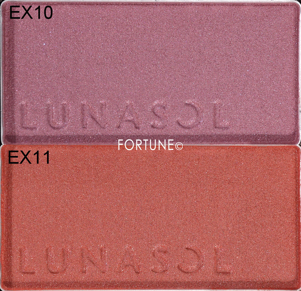 LUNASOL（ルナソル）　カラーリングシアーチークス（グロウ）　EX10 EX11