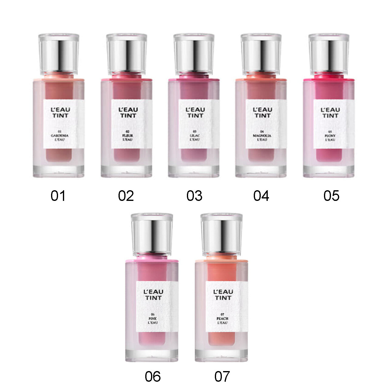 BBIA（ピアー）　L'EAU TINT（ローティント）　カラーバリエーション