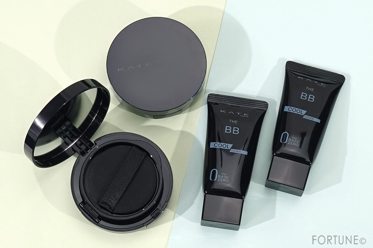 KATE（ケイト）　2024年夏新作コスメ　『ケイト　カラー＆カバークッション』　『ケイト　ザＢＢ（クール＆カバー）』　