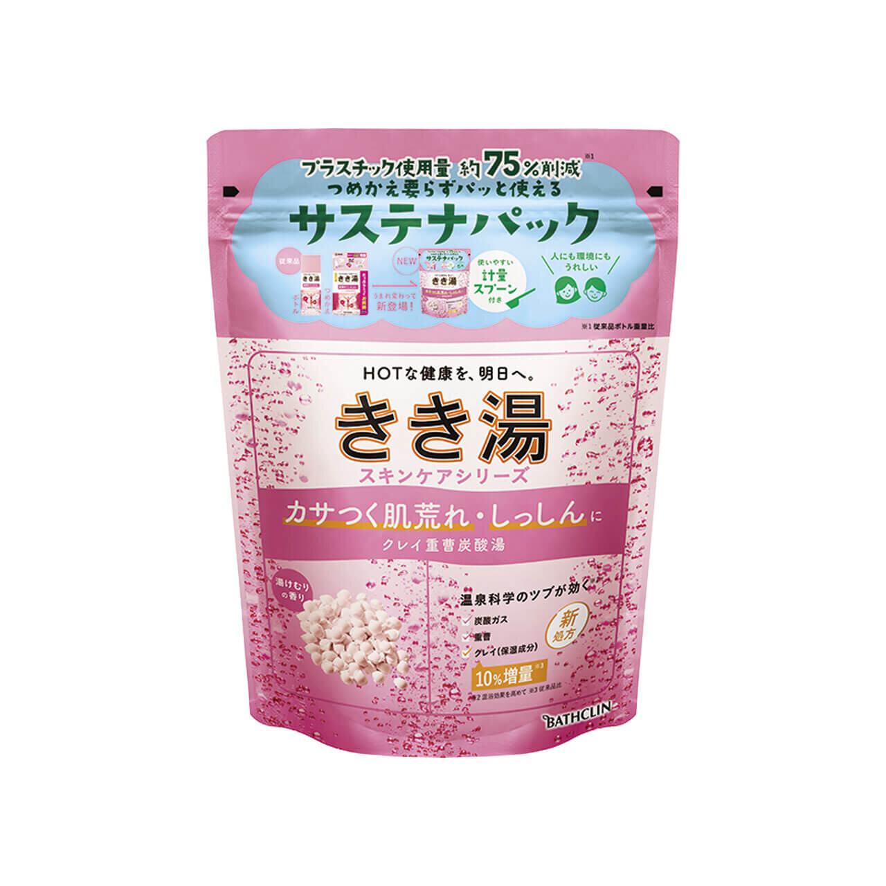 きき湯　クレイ重曹炭酸湯