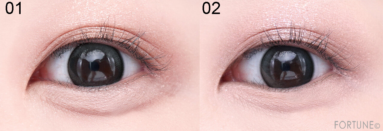 セザンヌ ペールトーンアイシャドウ　スウォッチ