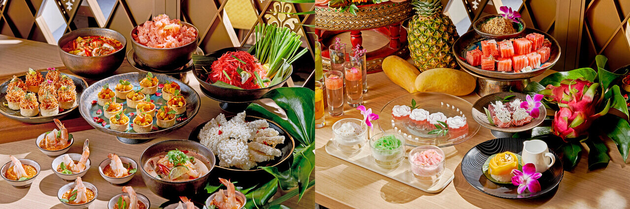 センタラグランドホテル大阪 frunflynn デザートビュッフェ「タイ meets サマーフルーツ × フルンフリン」