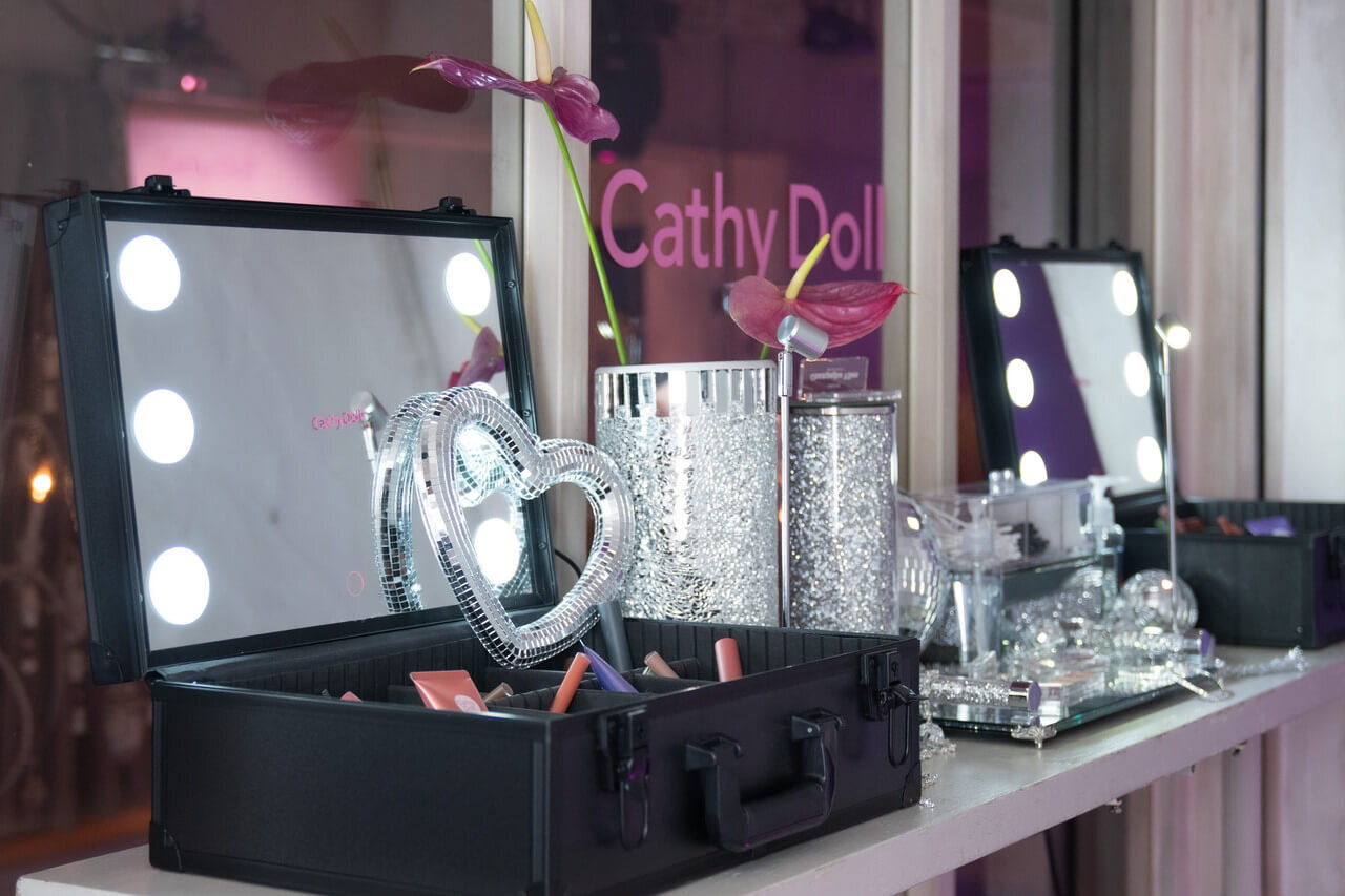 Cathy Doll キャシードール Zutti Mattia コラボ シアーアラウンド トリオ アイシャドウパレット #07 シャンパンバイブス イベント