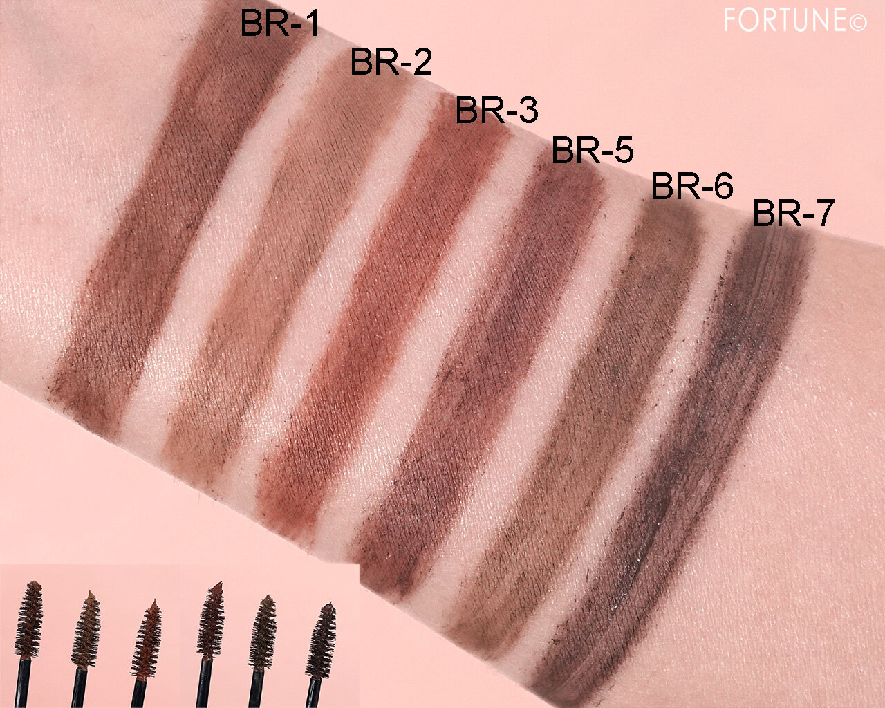 KATE（ケイト）　『ケイト　３ＤアイブロウカラーＺ』　BR-1　BR-2　BR-3　BR-5　BR-26　BR-7