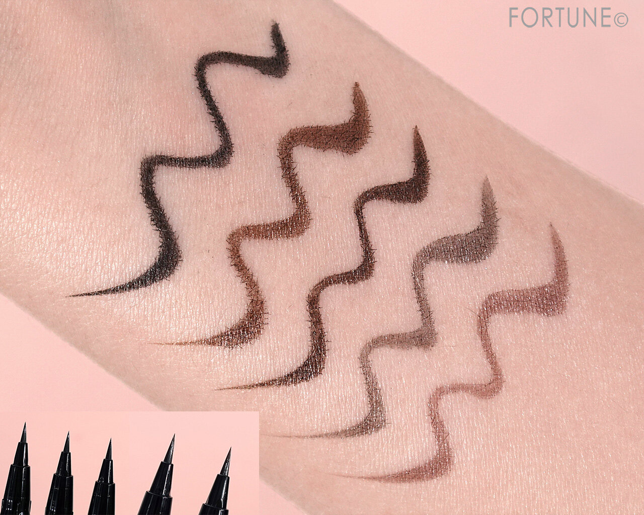 KATE（ケイト）　『ケイト　スーパーシャープライナーＥＸ４.０（ショート筆）レフィル』　BK-1 　BR-1　BR-2　GY-1　BR-6