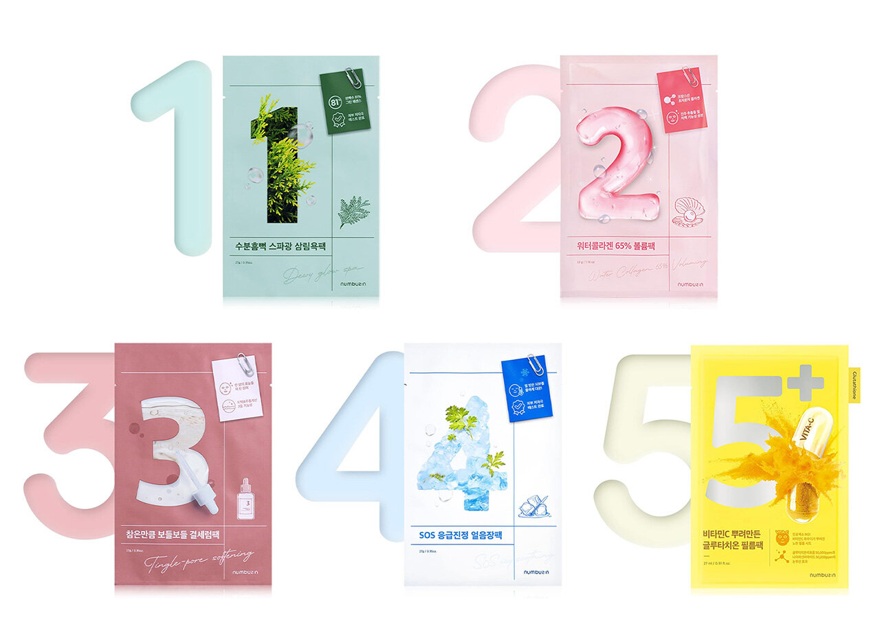 numbuzin（ナンバーズイン）　人気シートマスクランキング