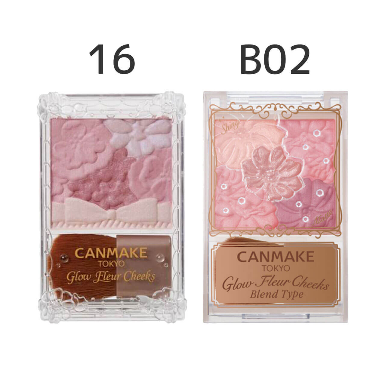 CANMAKE（キャンメイク）　グロウフルールチークス　　ブルべ冬