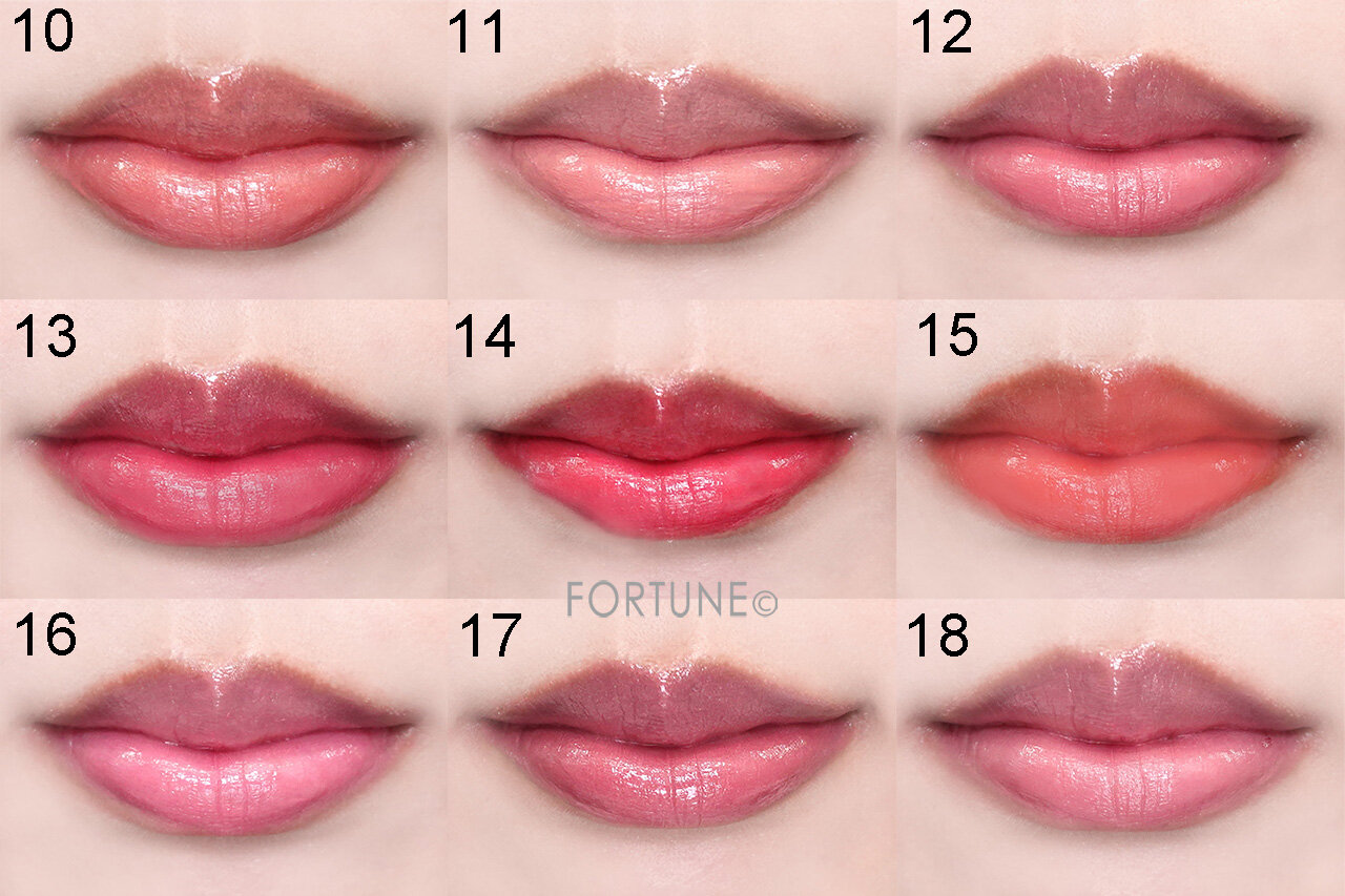 JILLSTUART（ジルスチュアート）　リップブロッサム グロウ　スウォッチ