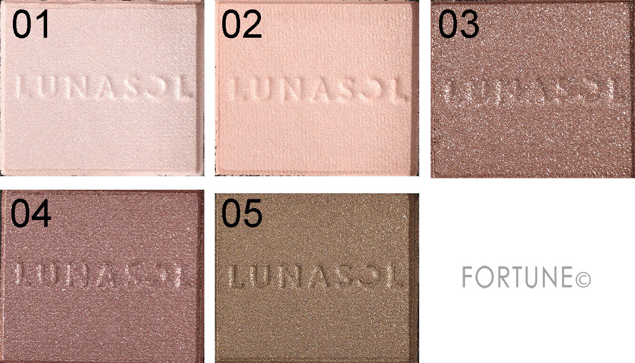 LUNASOL（ルナソル）　モノアイカラーレーション　カラーバリエーション