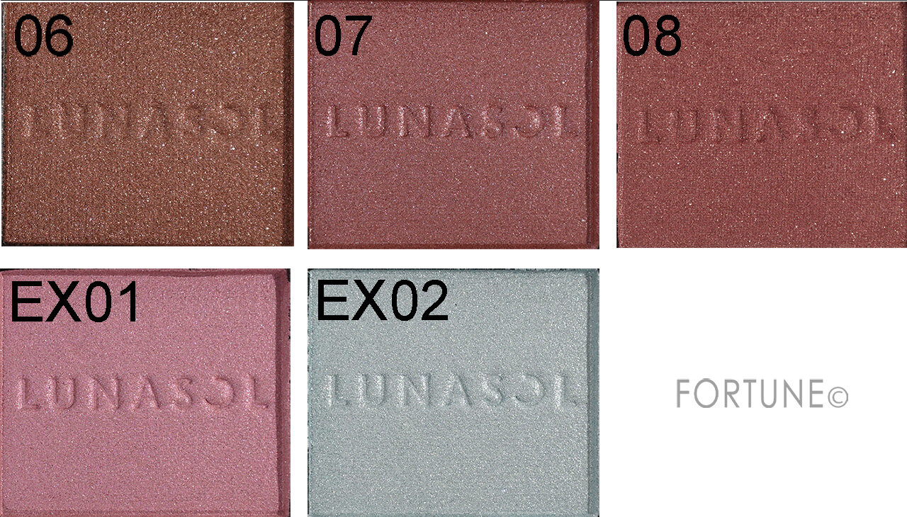 LUNASOL（ルナソル）　モノアイカラーレーション　カラーバリエーション