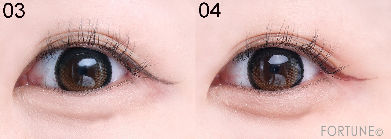 CANMAKE（キャンメイク）　『スリムリキッドアイライナー』　03　04