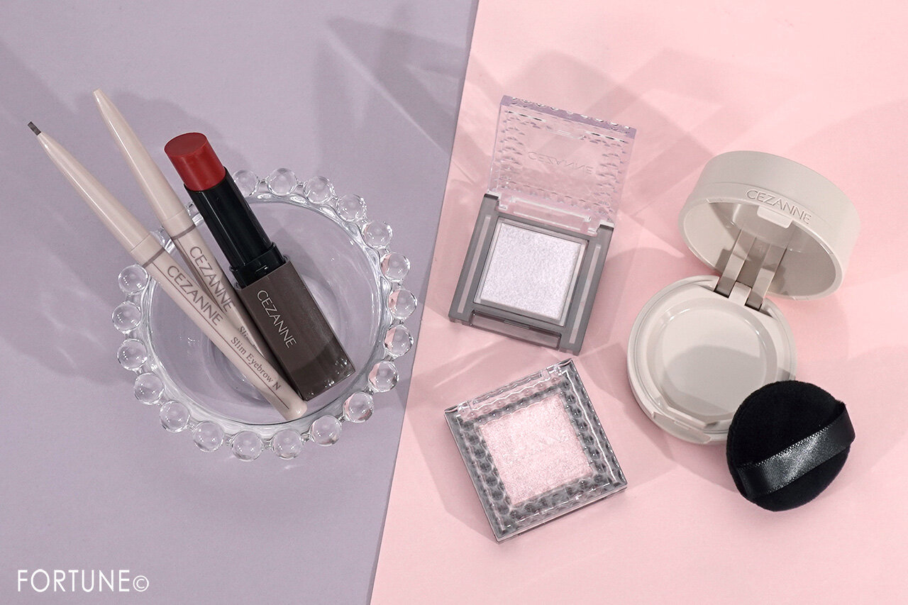 CEZANNE（セザンヌ）　2024年秋新作コスメ　『セザンヌ　シングルシャイニーアイシャドウ』　『セザンヌ　リップカラーシールド』　『セザンヌ　ヘアメイクパウダー』　『セザンヌ　細芯アイブロウN』