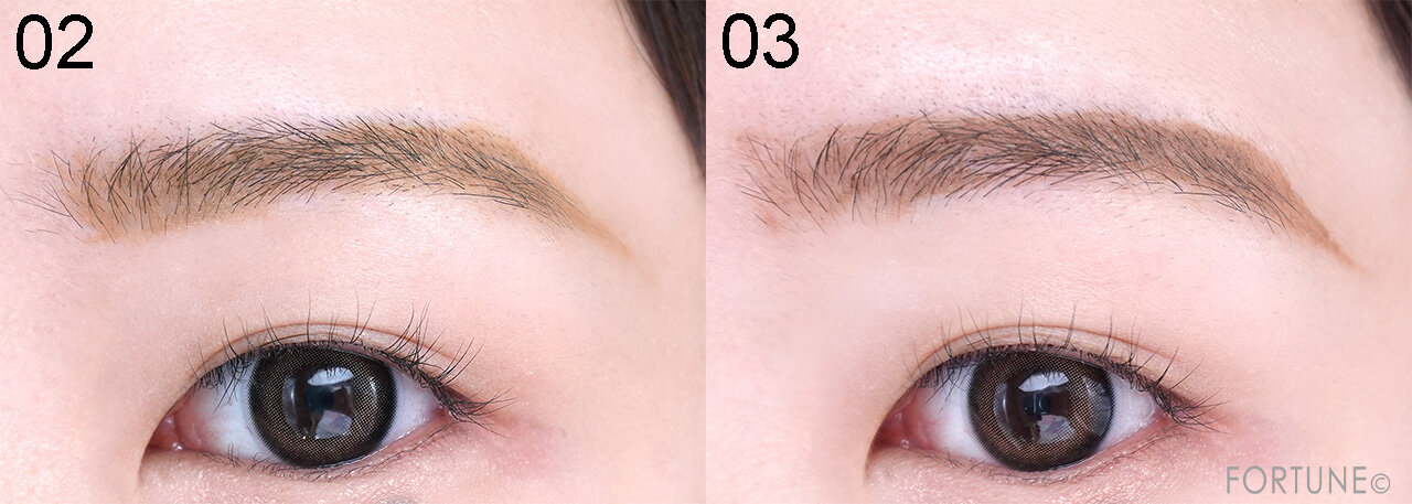 CEZANNE（セザンヌ）　『セザンヌ　細芯アイブロウN』　02 オリーブブラウン　03 ナチュラルブラウン