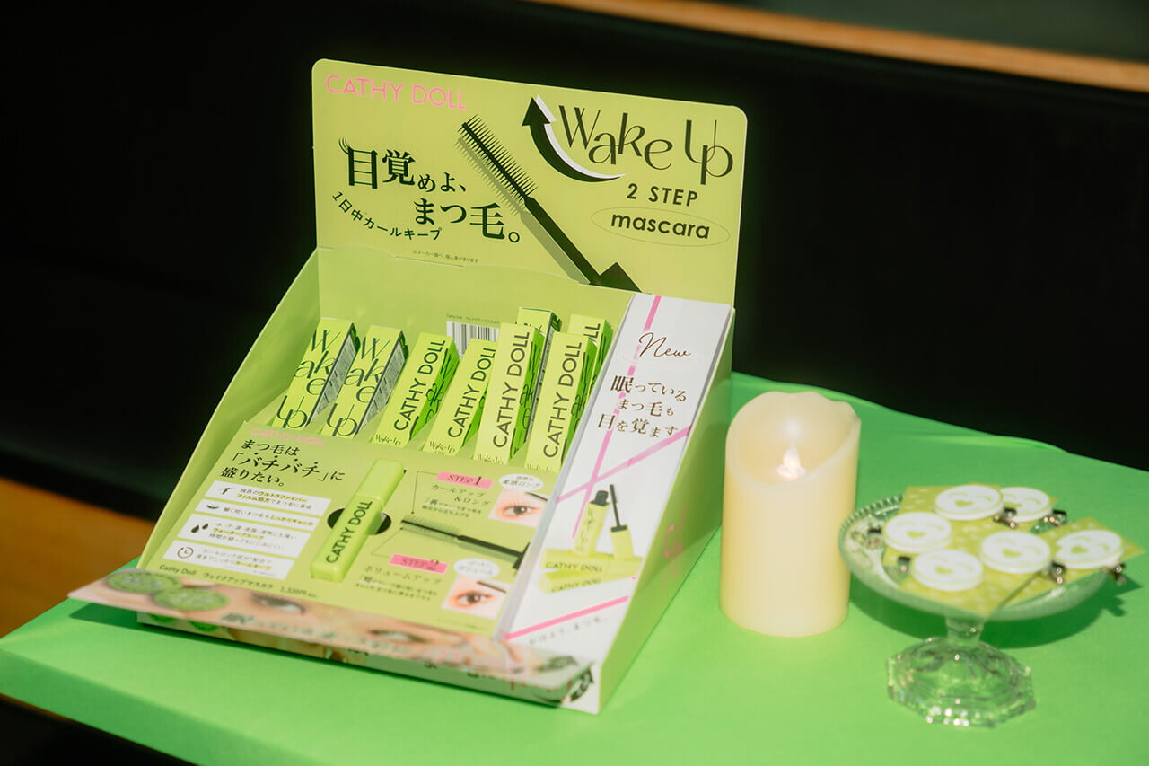 キャシードール　Cathy Doll　ウェイクアップマスカラ 発表会