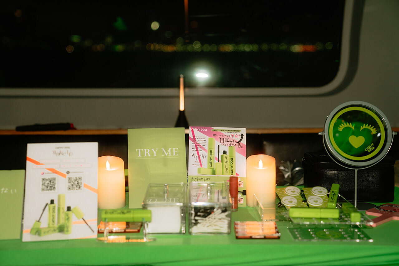 キャシードール　Cathy Doll　ウェイクアップマスカラ 発表会