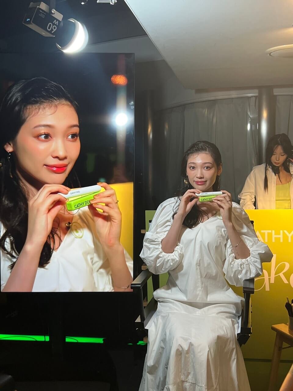 キャシードール　Cathy Doll　ウェイクアップマスカラ 発表会 メイク