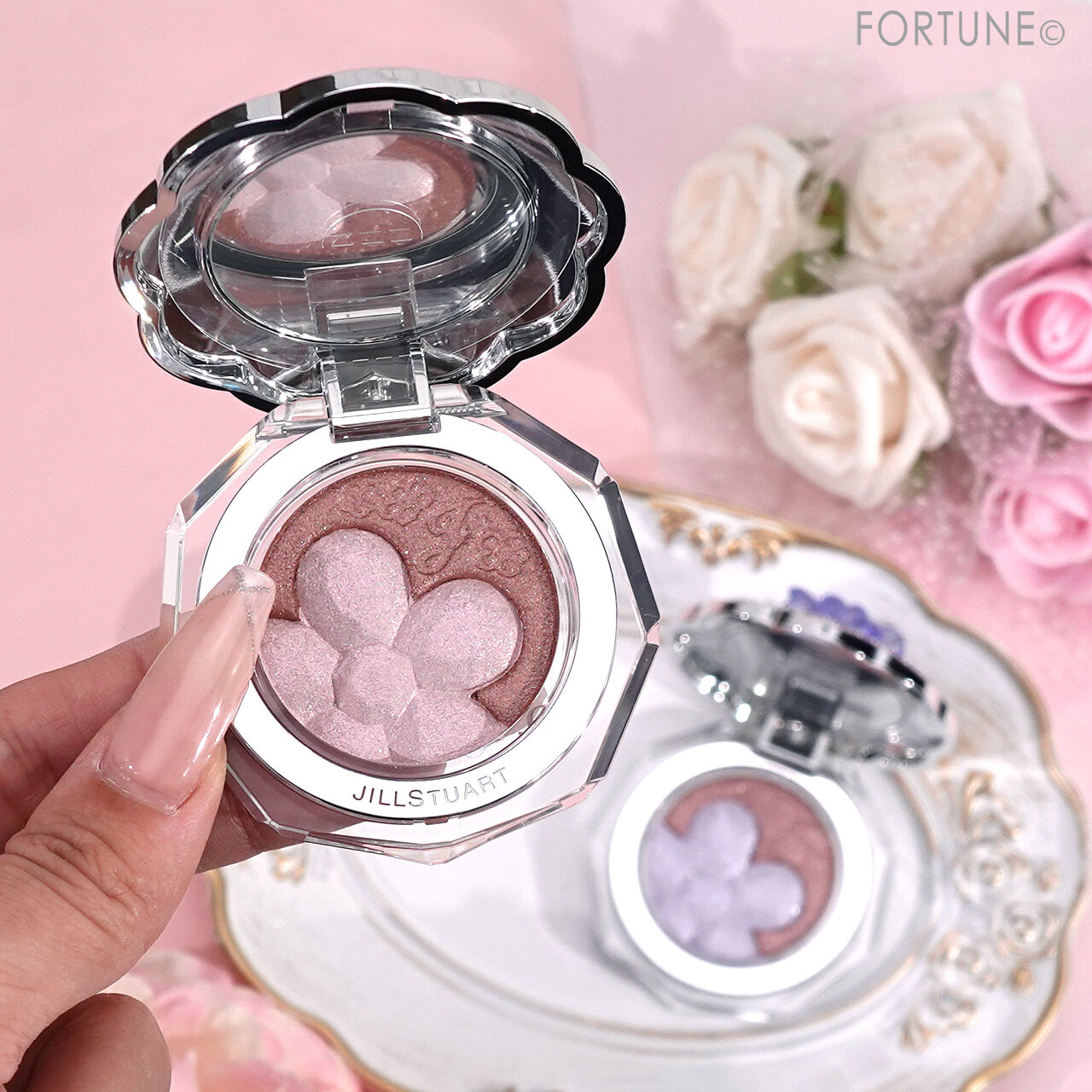 JILL STUART Beauty（ジルスチュアート ビューティ）　2024年秋新作コスメ　『ジルスチュアート　クリスタルブルーム　ペタルクチュールアイズ デュオ』　