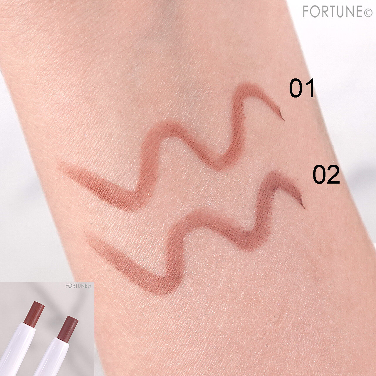 CEZANNE（セザンヌ）　『セザンヌ　影色リップメイカー』　01　02