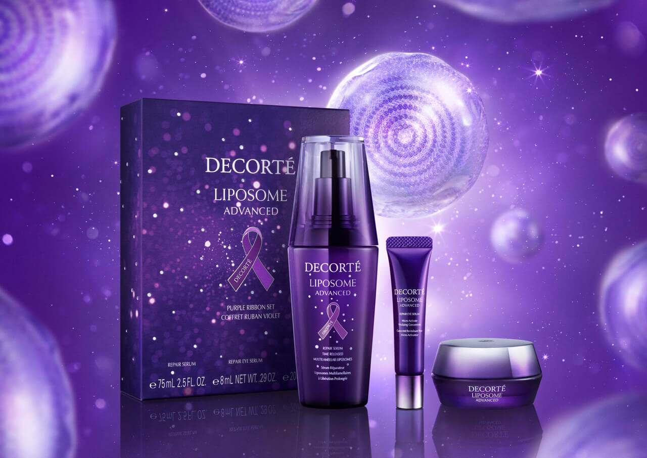 DECORTÉ（コスメデコルテ）　リポソーム アドバンスト　リペアセラム　パープルリボン セット 2024