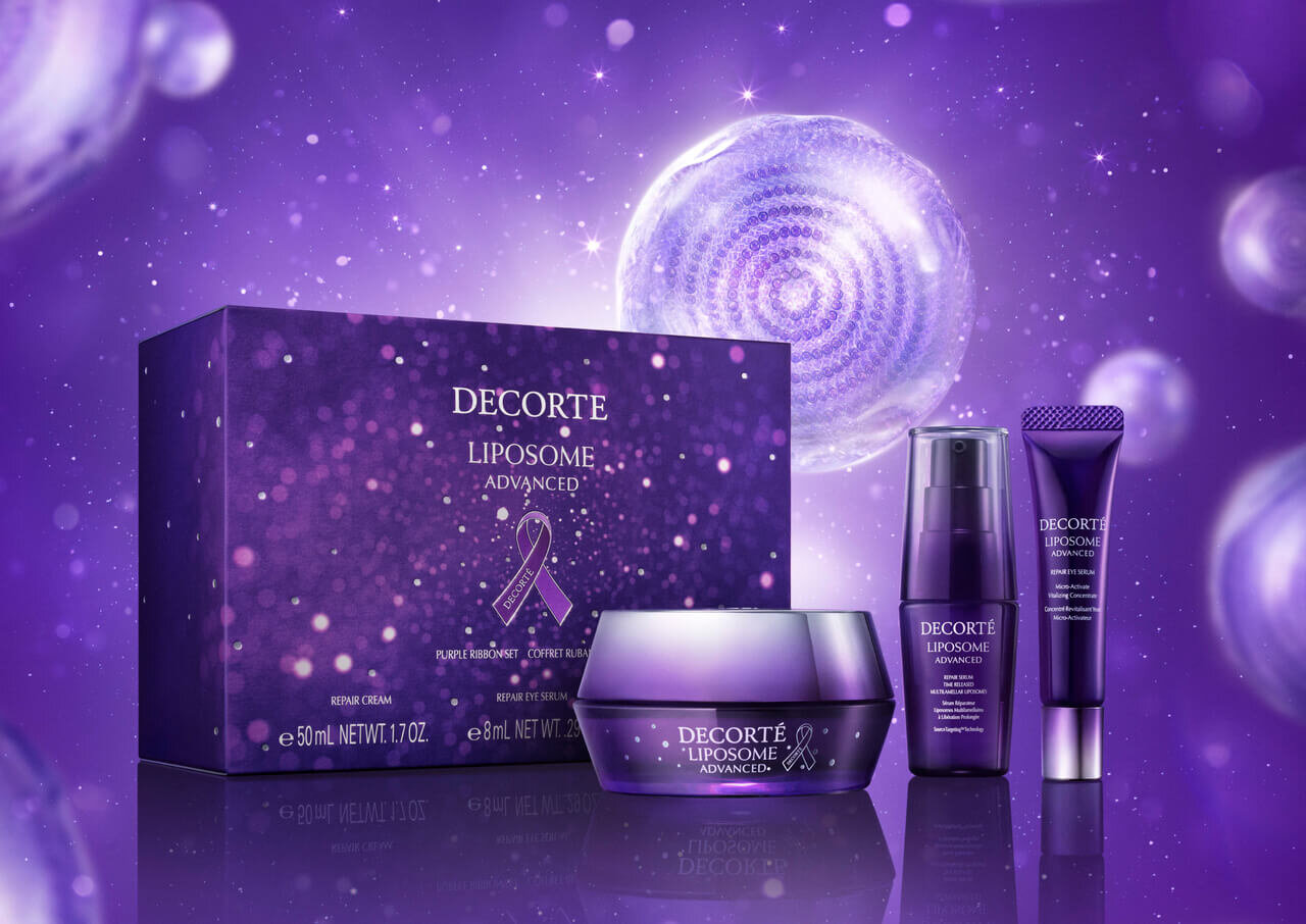 リポソーム アドバンスト　リペアクリーム　パープルリボン セット 2024