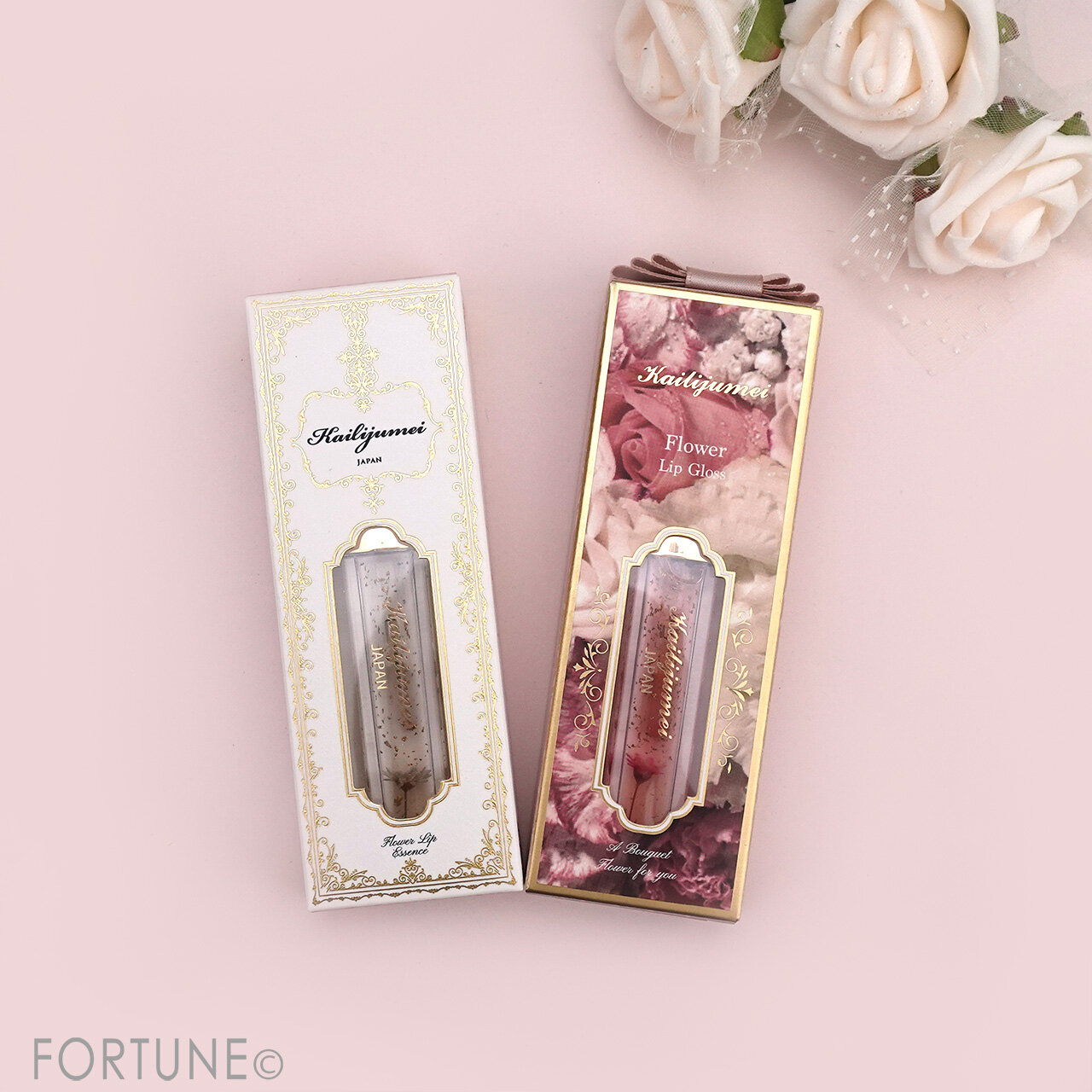 Kailijumei（カイリジュメイ）　『Kailijumei　フラワーリップエッセンス』　『Kailijumei　フラワーリップグロス』