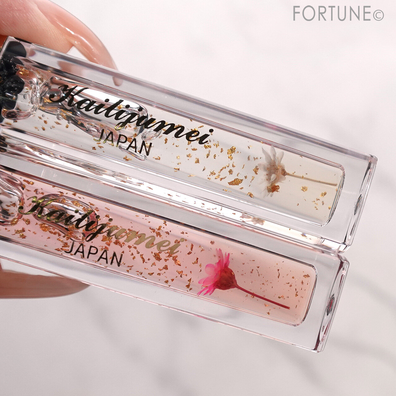 Kailijumei（カイリジュメイ）　『Kailijumei　フラワーリップエッセンス』　『Kailijumei　フラワーリップグロス』