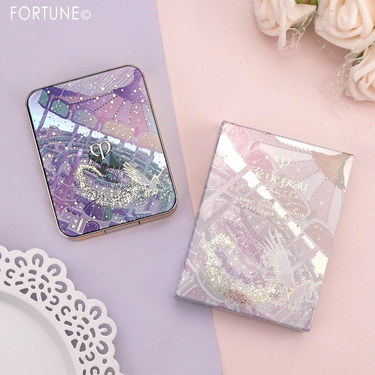 Clé de Peau Beauté（クレ・ド・ポー ボーテ） 　2024年クリスマスコフレ　クレ・ド・ポー ボーテ オンブルクルールクアドリ　