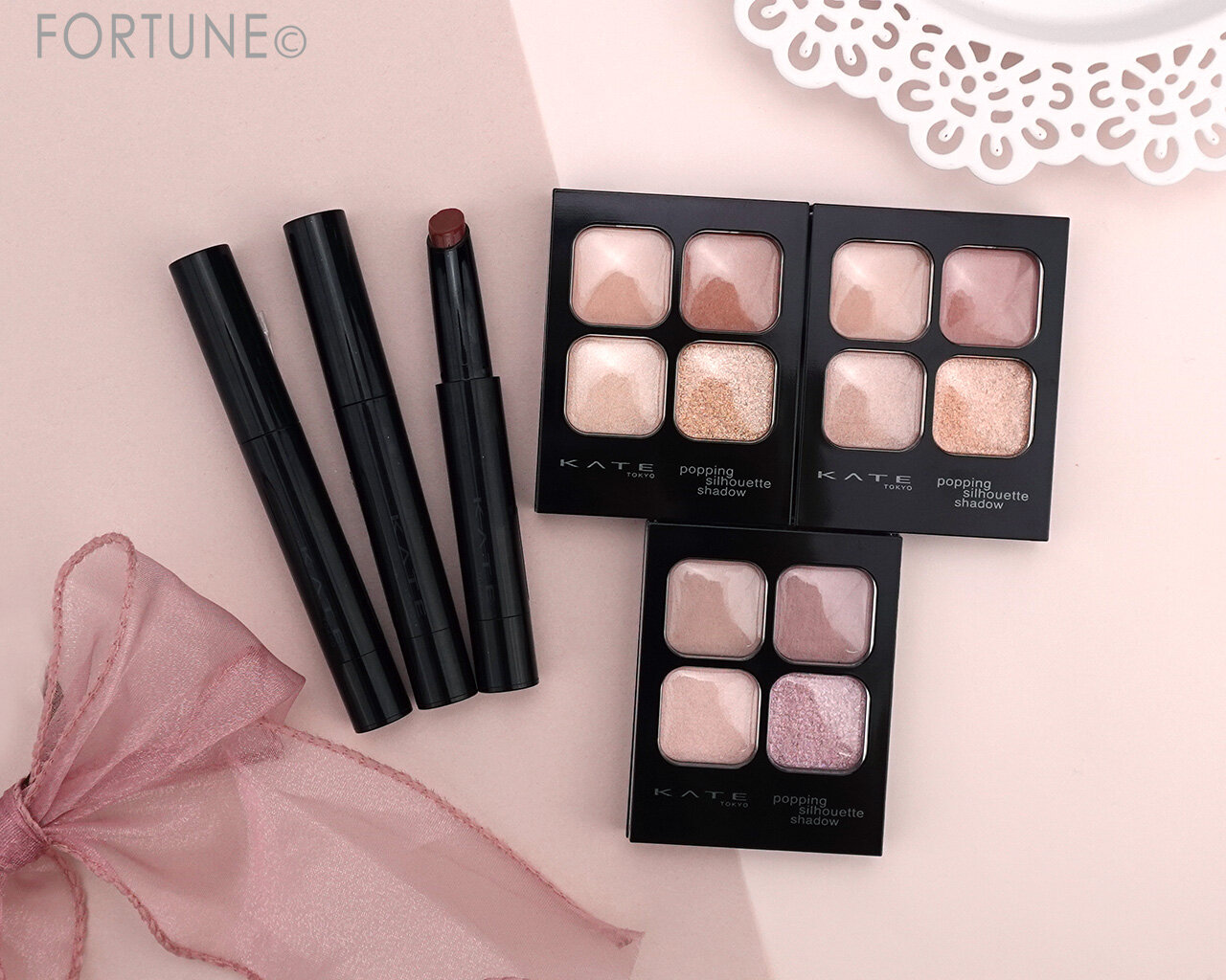 KATE（ケイト） 2024年冬新作コスメ　『 ケイト　ポッピングシルエットシャドウ』　『ケイト　リップモンスター　ツヤバース』　