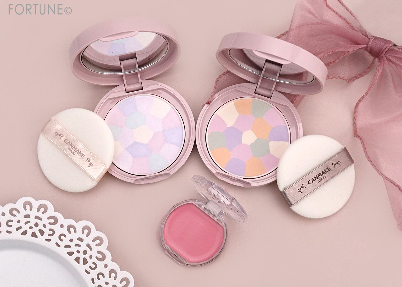 CANMAKE（キャンメイク） 2024年冬新作コスメ　『マシュマロフィニッシュパウダー ～Abloom～』　『イルミネイティングフィニッシュパウダー ～Abloom～』　『クリームチーク』