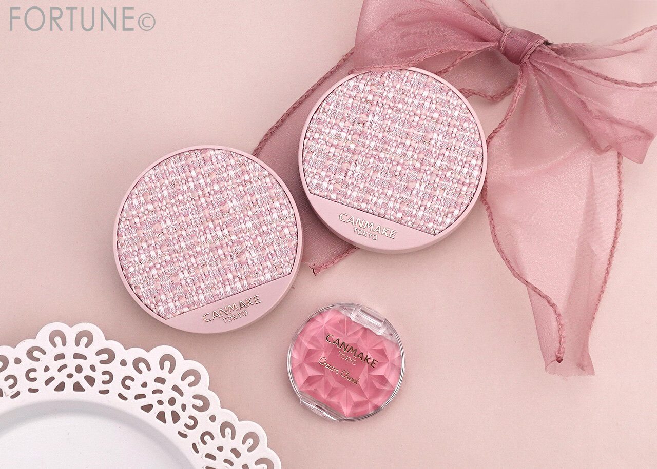 CANMAKE（キャンメイク） 2024年冬新作コスメ　『マシュマロフィニッシュパウダー ～Abloom～』　『イルミネイティングフィニッシュパウダー ～Abloom～』　『クリームチーク』