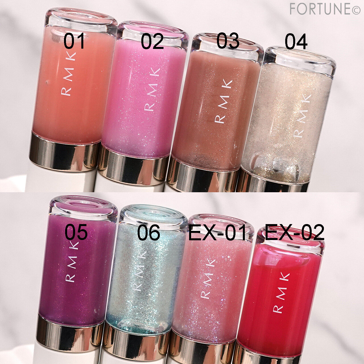 RMK（アールエムケー）　『RMK リップ ルミナイザー』　01　02　03　04　05　06　EX-01 　EX-02