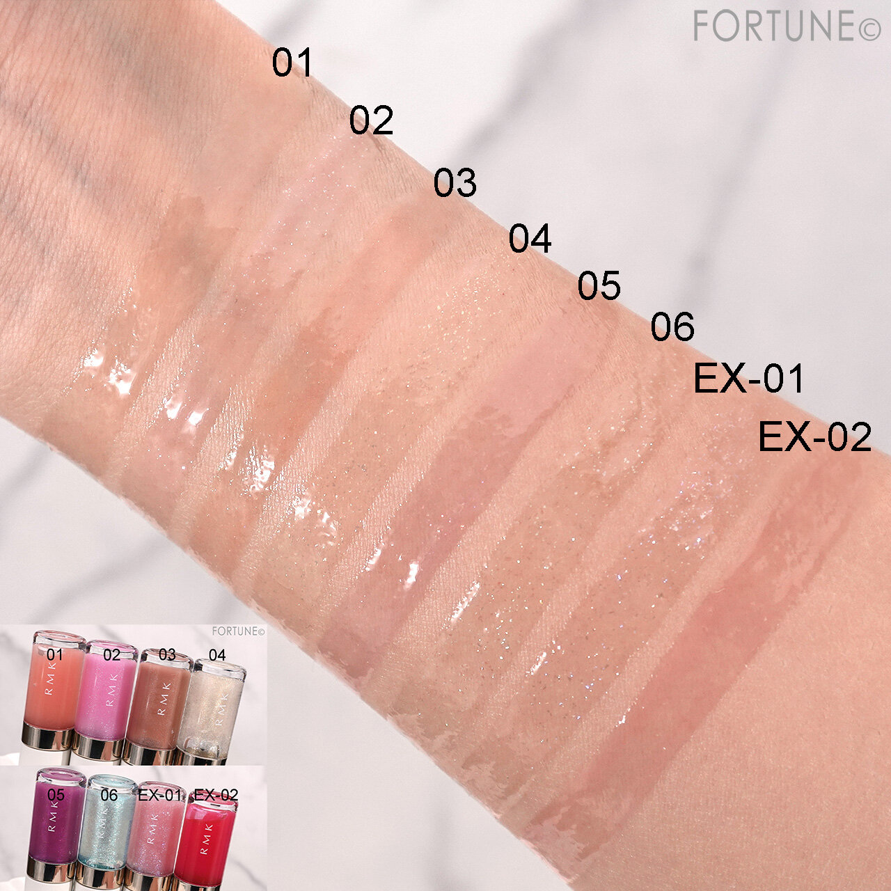 RMK（アールエムケー）　『RMK リップ ルミナイザー』　01　02　03　04　05　06　EX-01 　EX-02