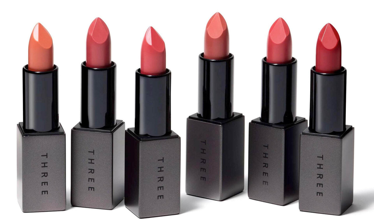 THREE（スリー）　『THREE ドリームオン アリューリング リップスティック』　01　02　03　04　05　06