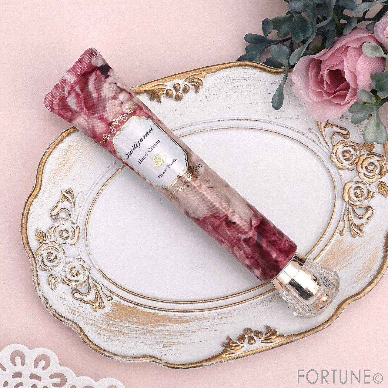 Kailijumei（カイリジュメイ）　フラワーリップ クリアタイプ＆ハンドクリーム キット　『Kailijumei　フラワーブルーム ハンドクリーム（フローラルブーケの香り）』