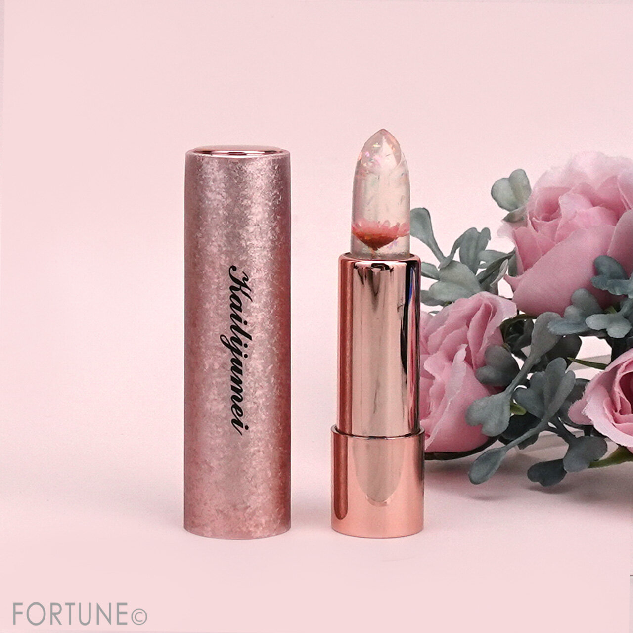 Kailijumei（カイリジュメイ）　フラワーリップ クリアタイプ＆ハンドクリーム キット　『Kailijumei　フラワーリップ クリアタイプ』