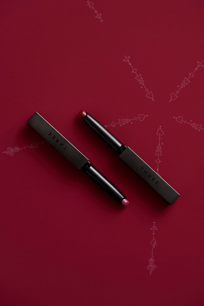 THREE（スリー）　2025年春新作コスメ　バレンタインコレクション　「THE SWEETNESS TABOO（スイートな刻印）」