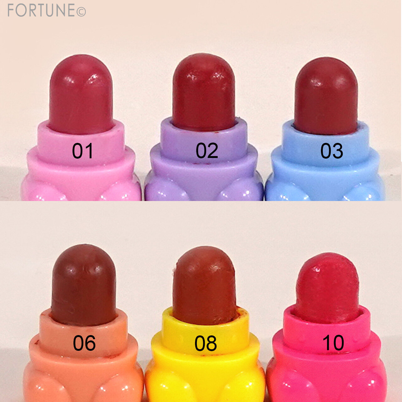 CathyDoll（キャシードール）　『Cathy Doll　シャイニーベア リップモイスト』　01　02　03　06　08　10