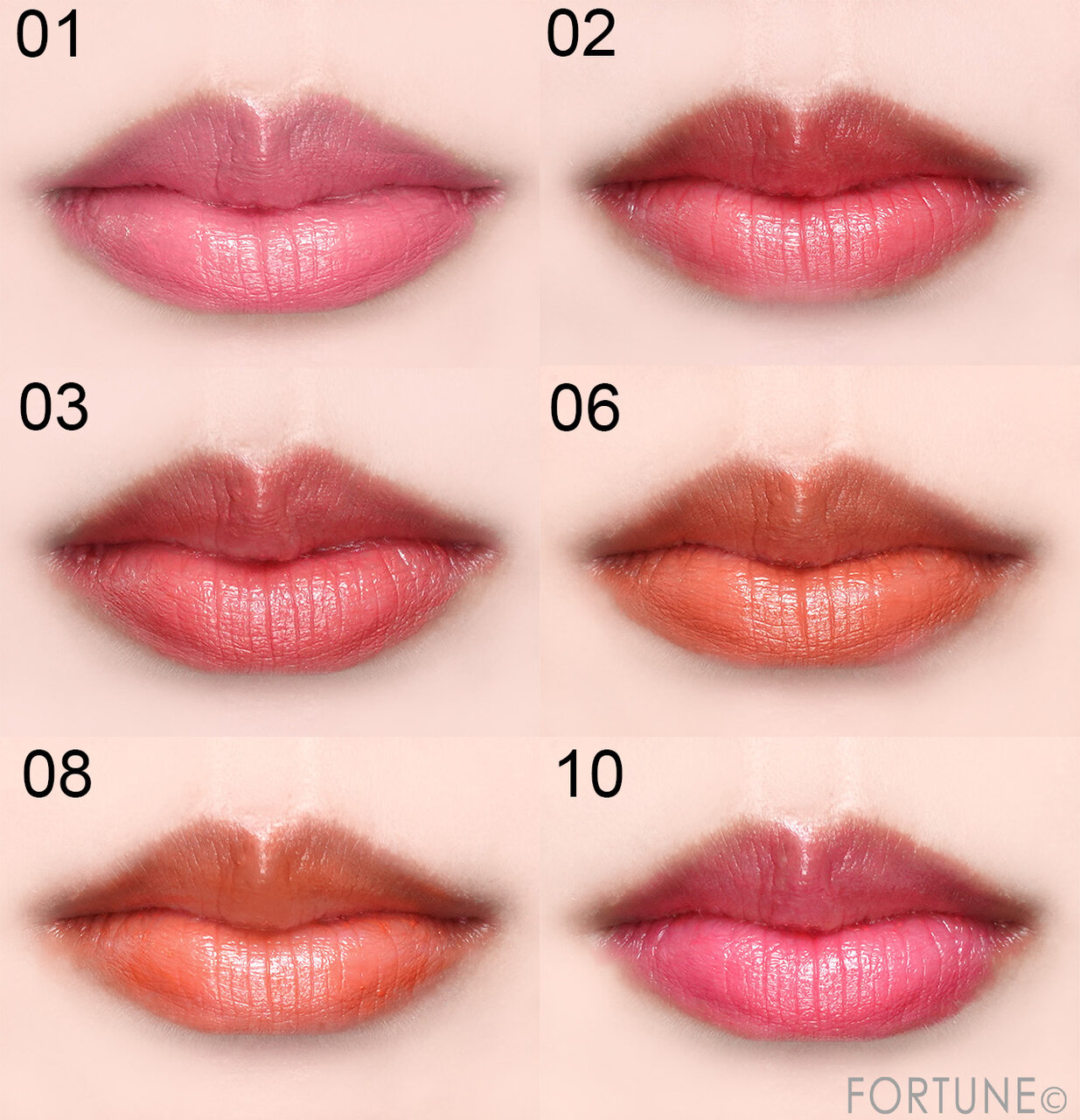 CathyDoll（キャシードール）　『Cathy Doll　シャイニーベア リップモイスト』　01　02　03　06　08　10