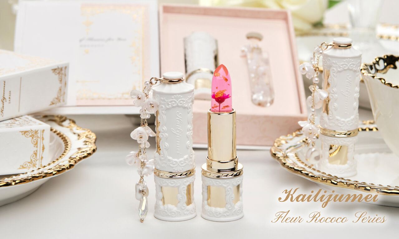 カイリジュメイ Kailijumei 「フルールロココシリーズ フラワーリップ」春限定色 さくらピンク
