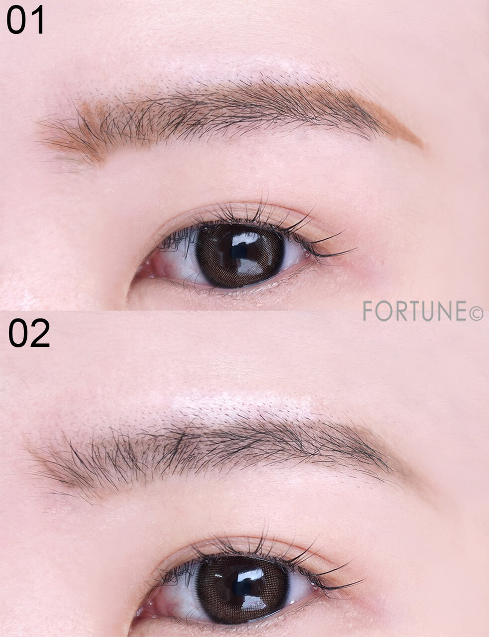 CANMAKE（キャンメイク）　『スタイリングエッジアイブロウ』　01　02