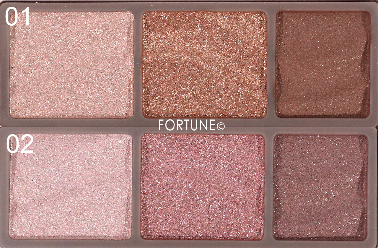 CEZANNE（セザンヌ）｜ライティングアップアイシャドウ 01 02