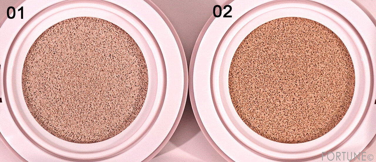 CANMAKE（キャンメイク）　『キャンメイク　フィットグロウクッション』　01　02