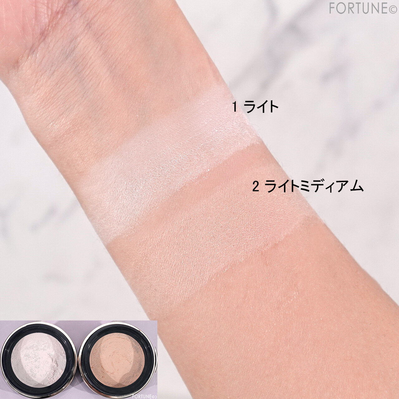 Clé de Peau Beauté（クレ・ド・ポー ボーテ）　　プードルトランスパラント n M　1ライト　2ライトミディアム