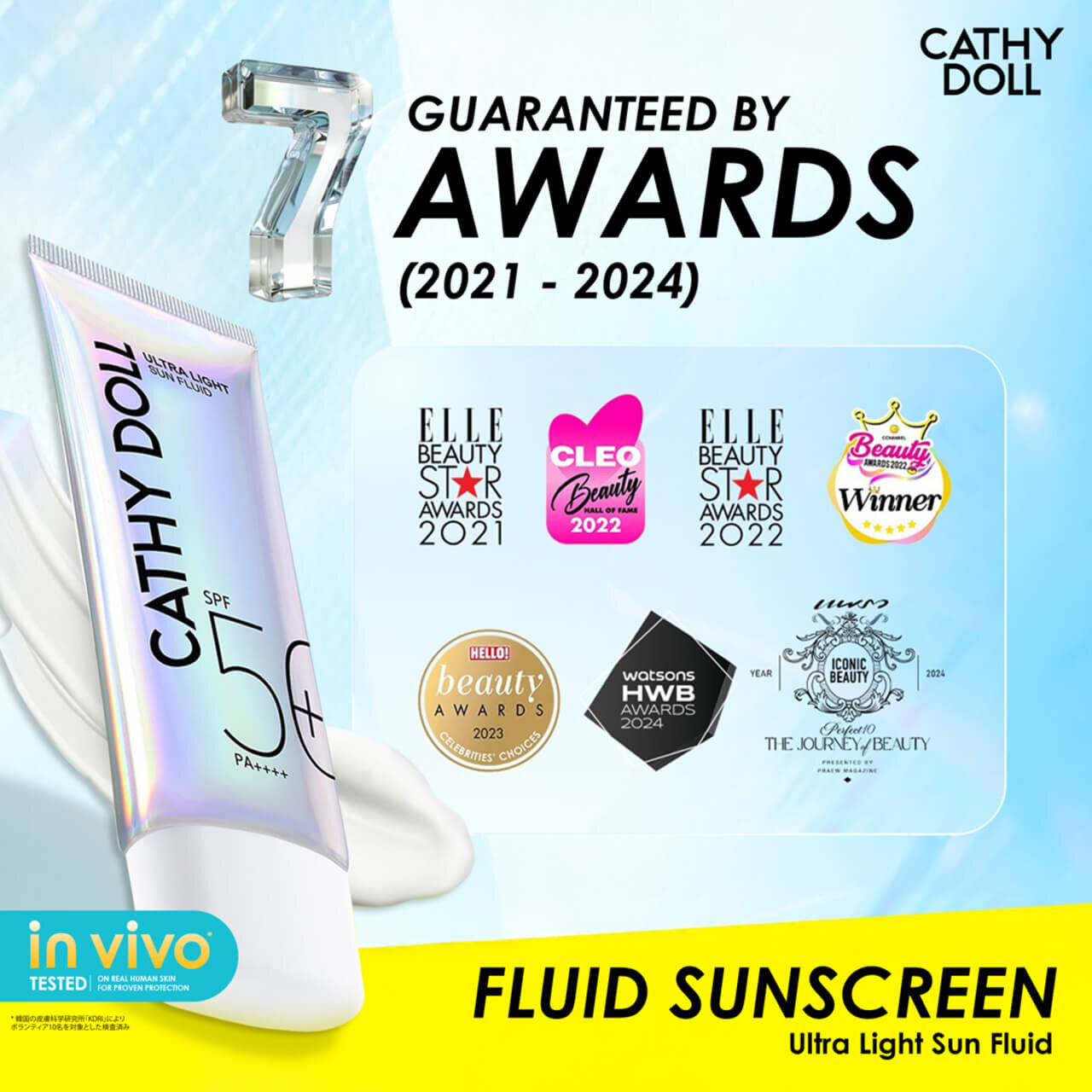 Cathy Doll（キャシードール）ウルトラライト サンフルイド ベスコス受賞
