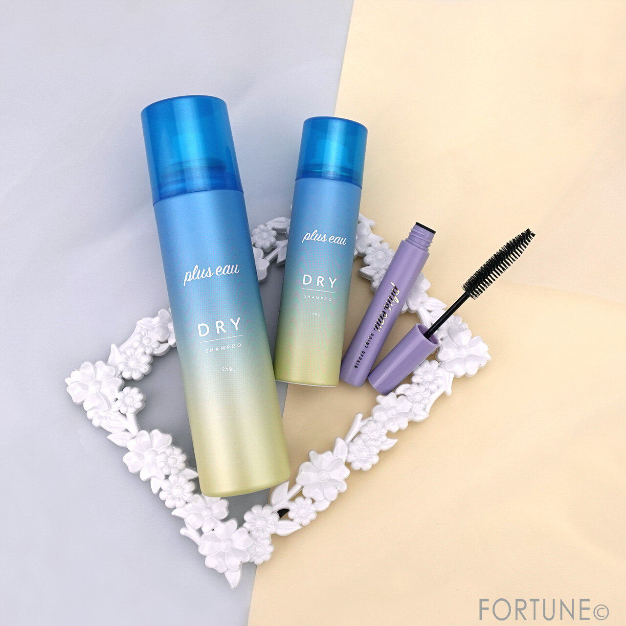 plus eau（プリュスオー）｜ポイントリペア スーパーハード、2way ドライシャンプー