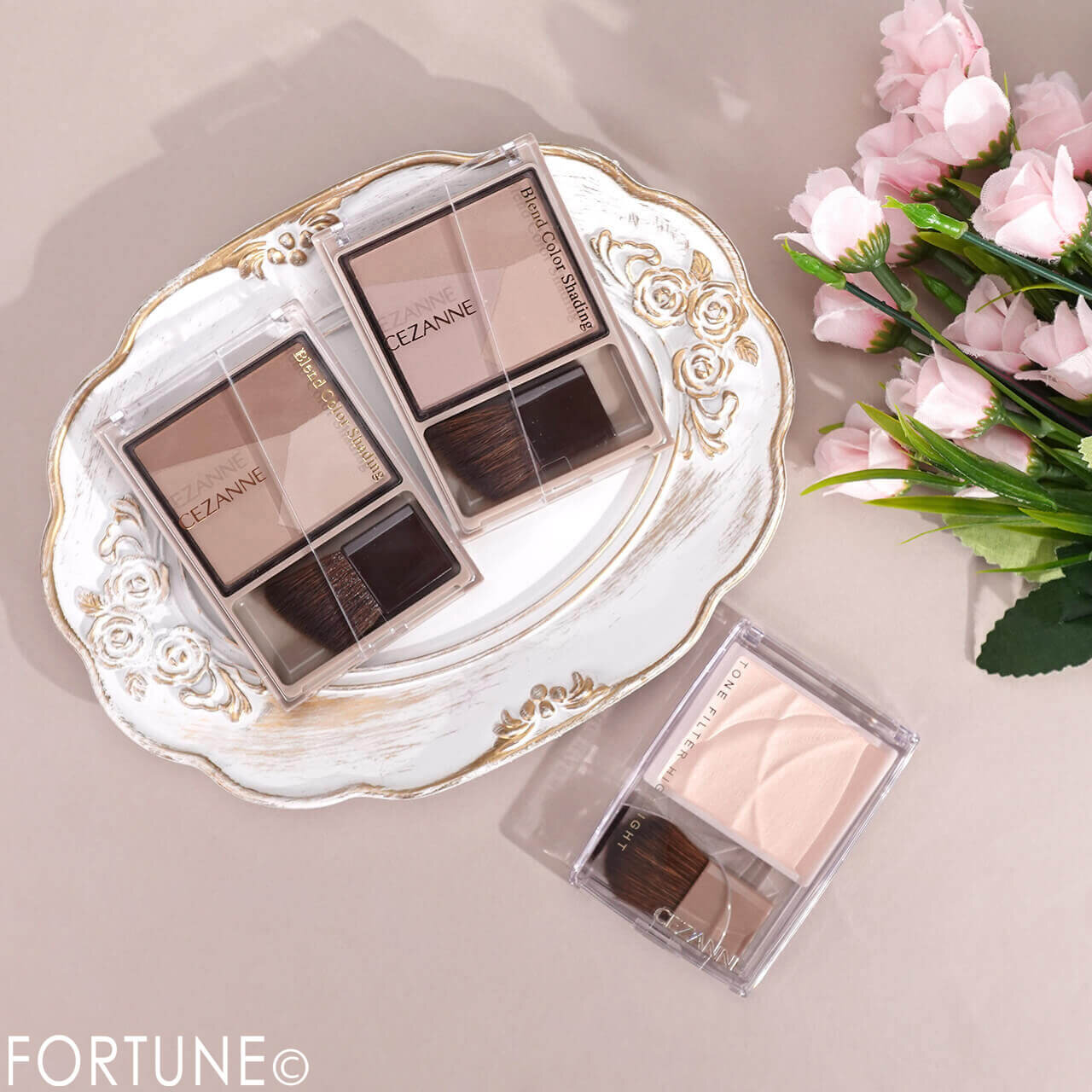 CEZANNE（セザンヌ）　2025年秋新作コスメ　『セザンヌ　トーンフィルターハイライト』　　『セザンヌ　ブレンドカラーシェーディング』