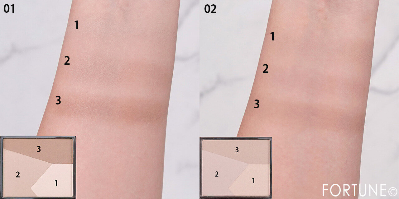 CEZANNE（セザンヌ）　　『セザンヌ　ブレンドカラーシェーディング』　01　02