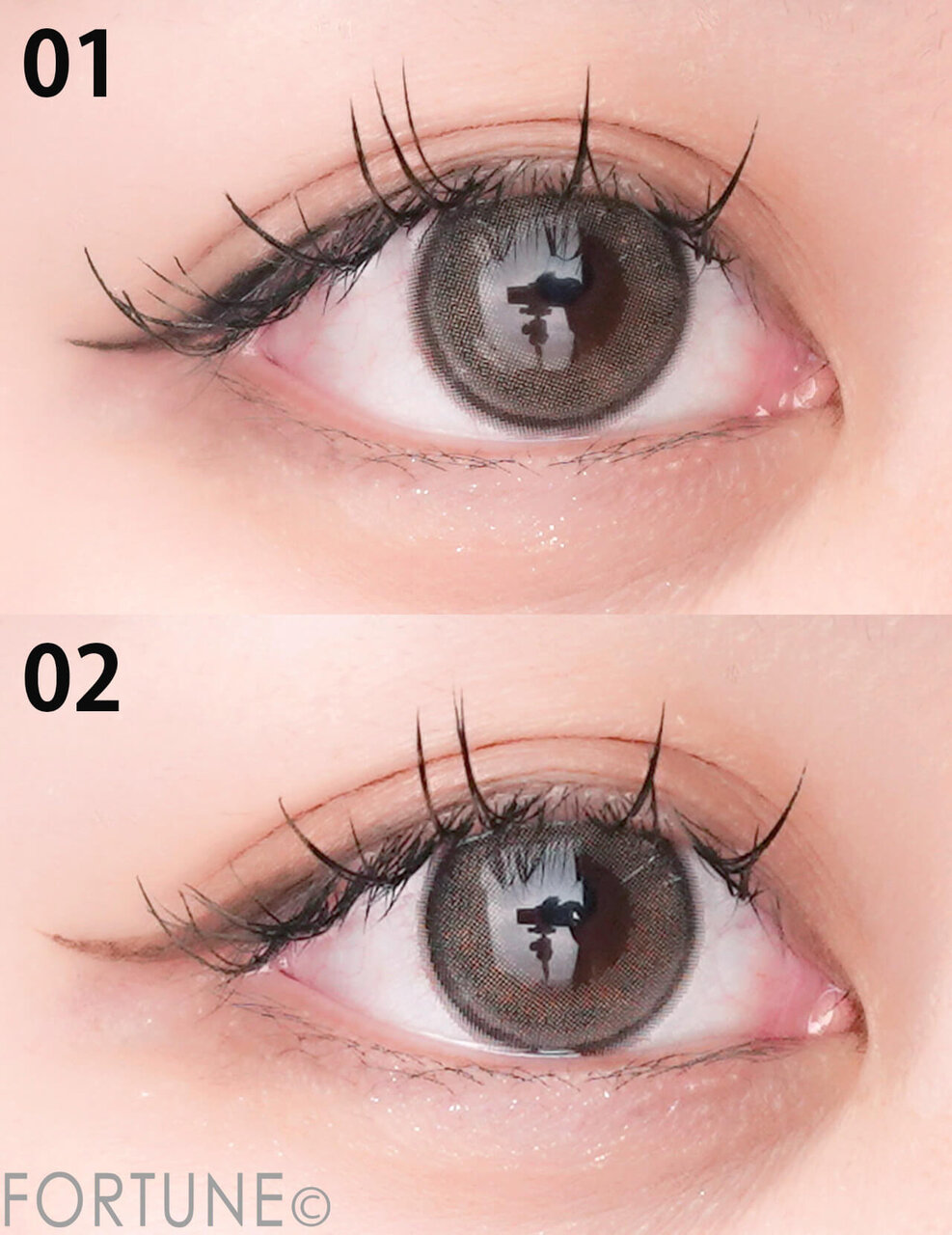 FASIO（ファシオ）　『ファシオ にじまない リキッド アイライナー』　01　02